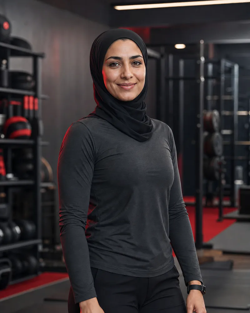 مدربة حركة واستشفاء داخل الجيم